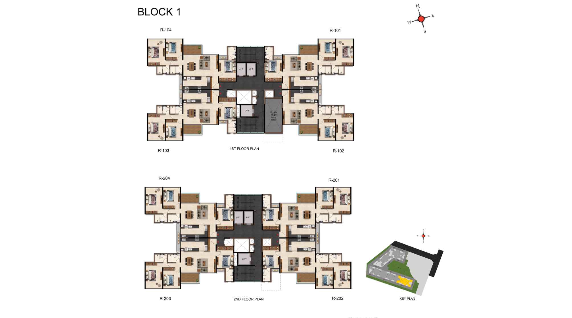Casagrand-Caladium-Typical-Floor-Plan-Block-1