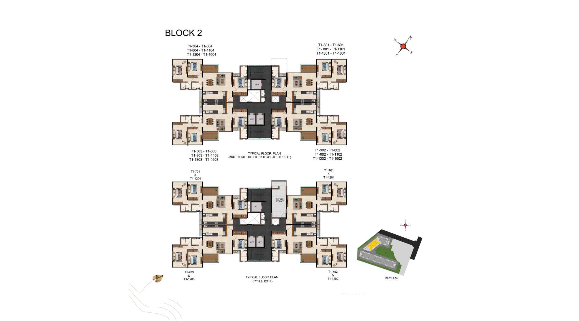 Casagrand-Caladium-Typical-Floor-Plan-Block-2